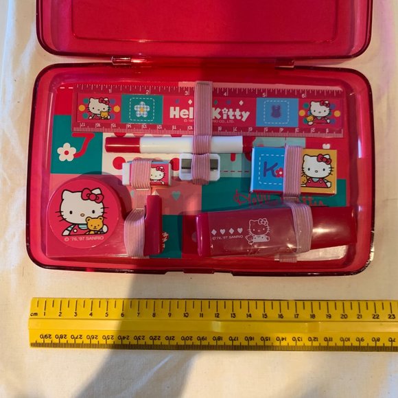 Lot of 3 items Hello Kitty Stationary Set Japan - Picture 2 of 13